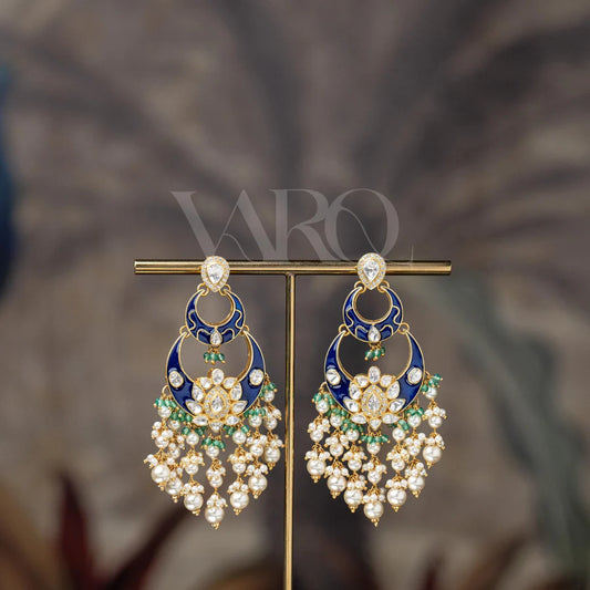 Multicolour Pearl & Beads Earrings