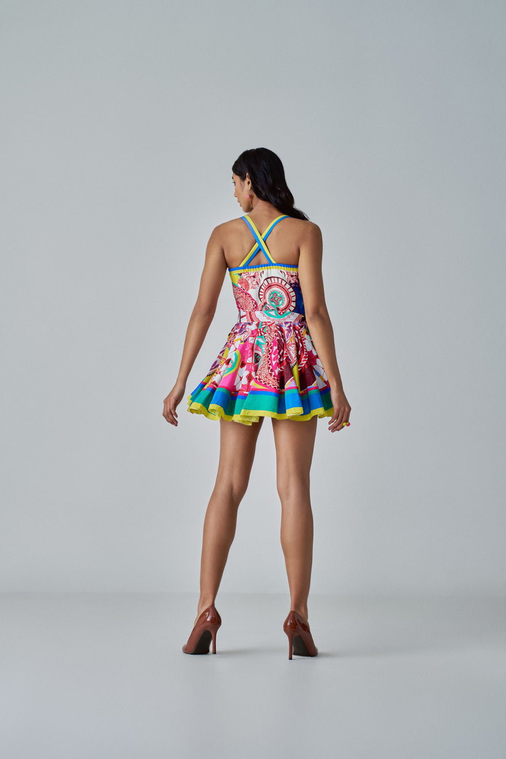 Ballarina Paisley Print Dress