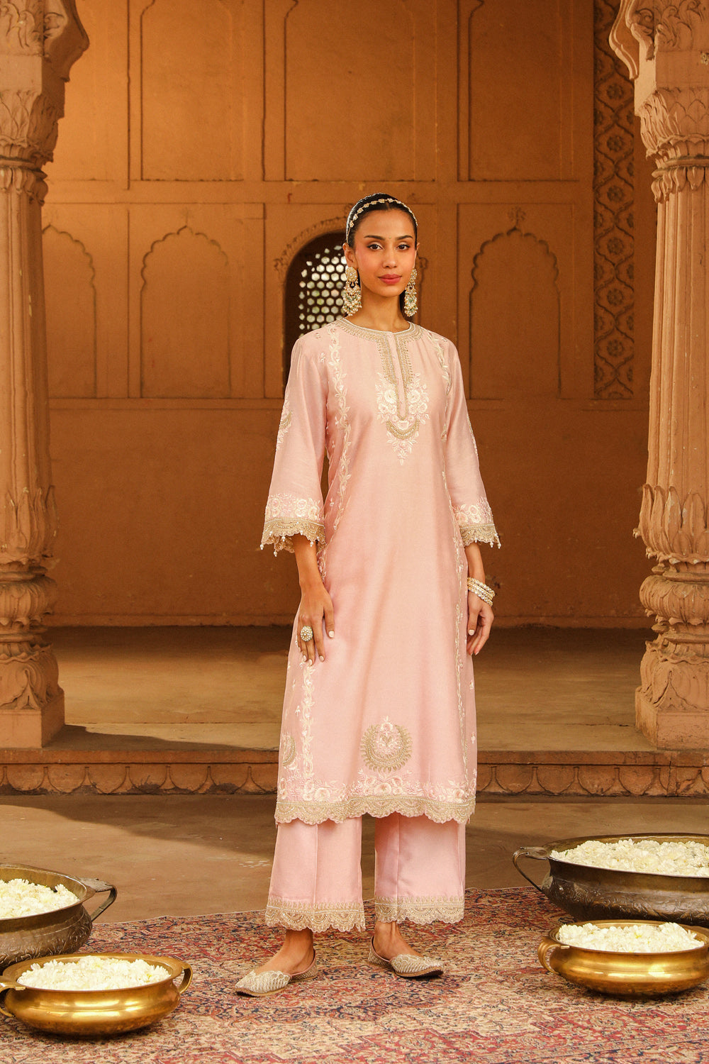 A-line Palazzo Suit With Dupatta