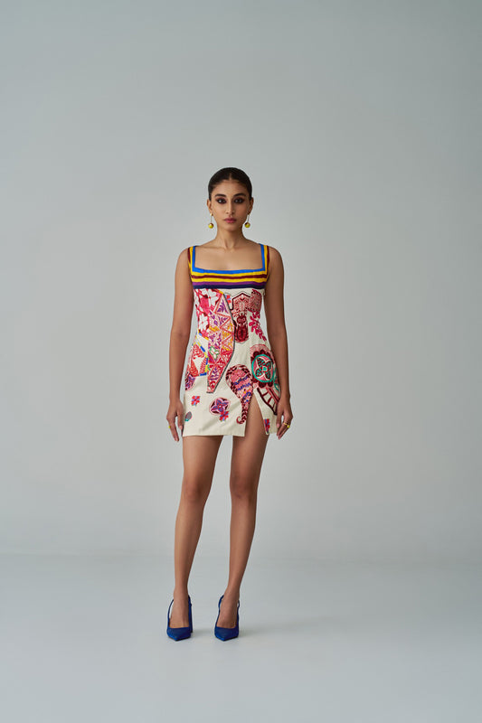 Megan Paisley Print Dress