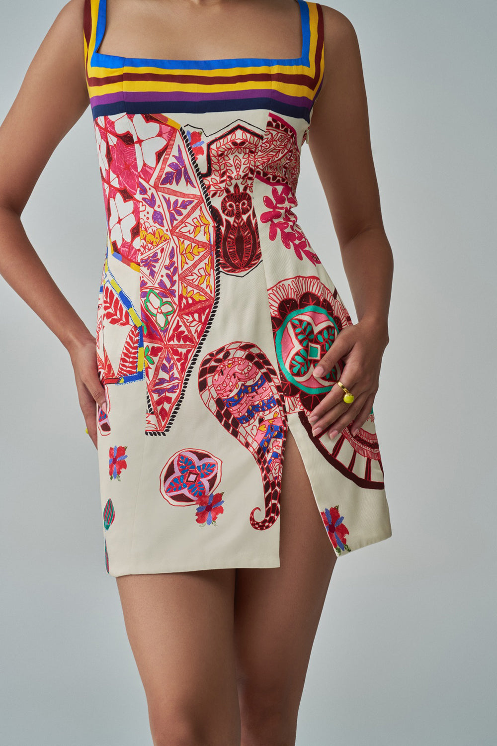 Megan Paisley Print Dress