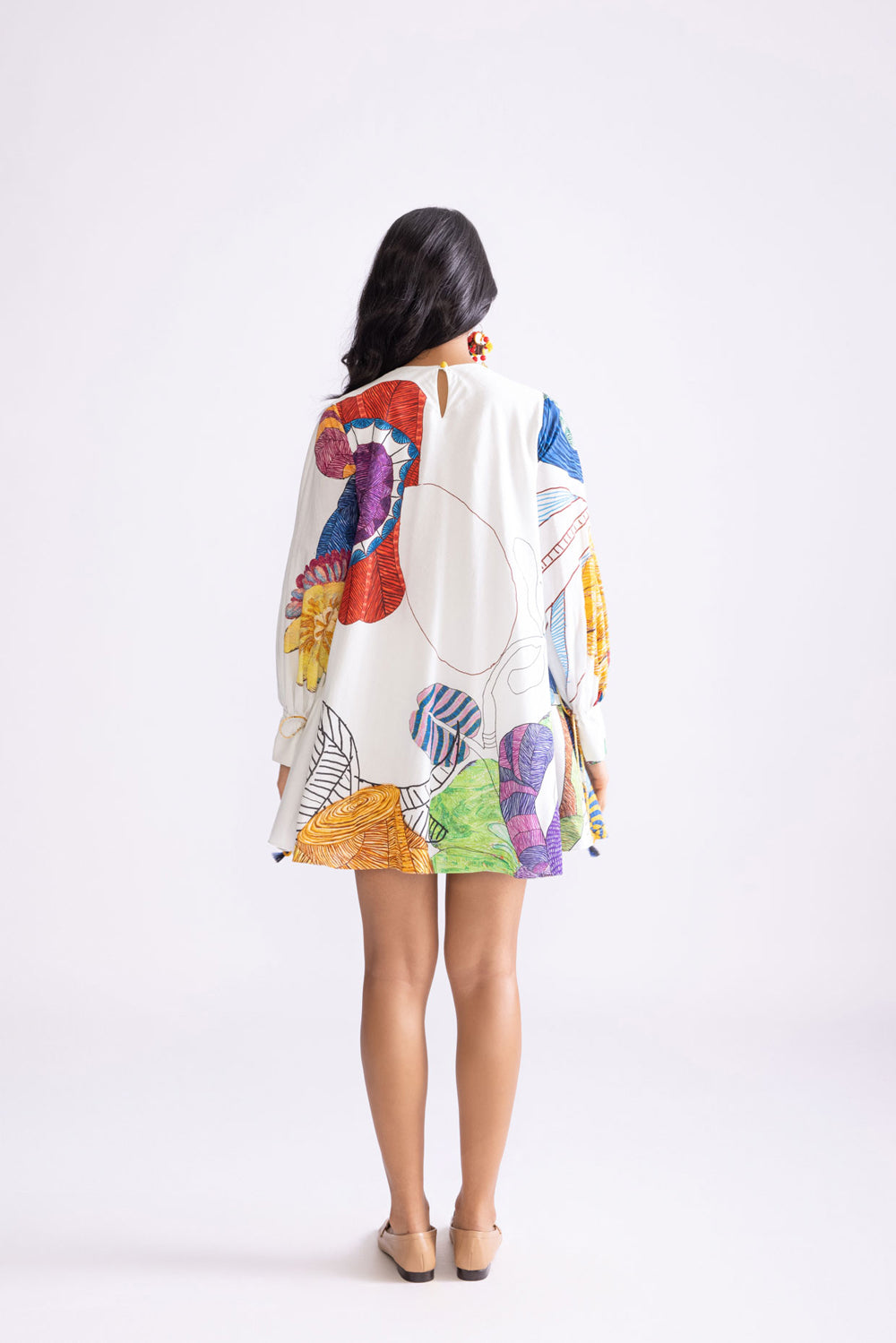 Nova Trible Print Shift Dress