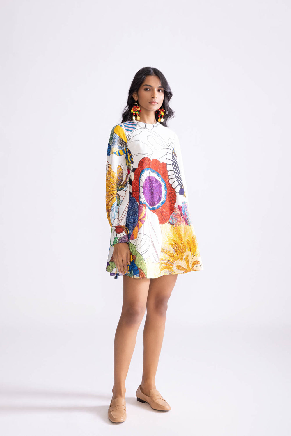 Nova Trible Print Shift Dress