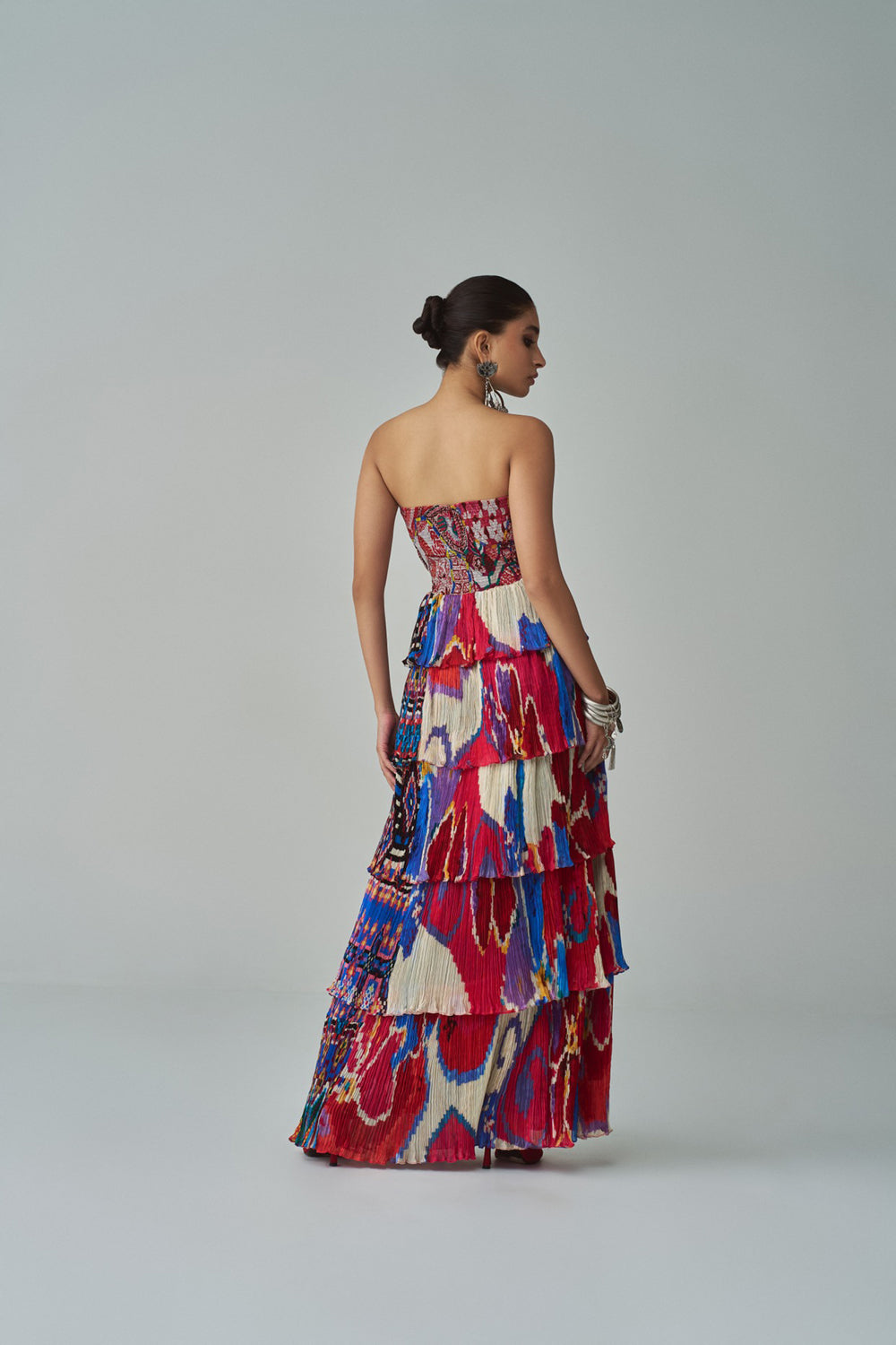 Helena  Abstract Print Dress
