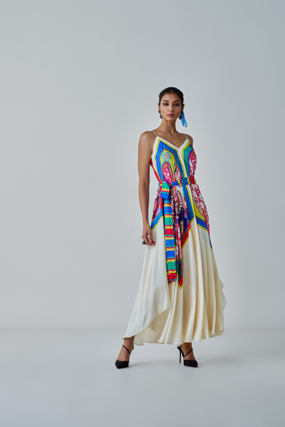 Yazmine Paisley Print Dress