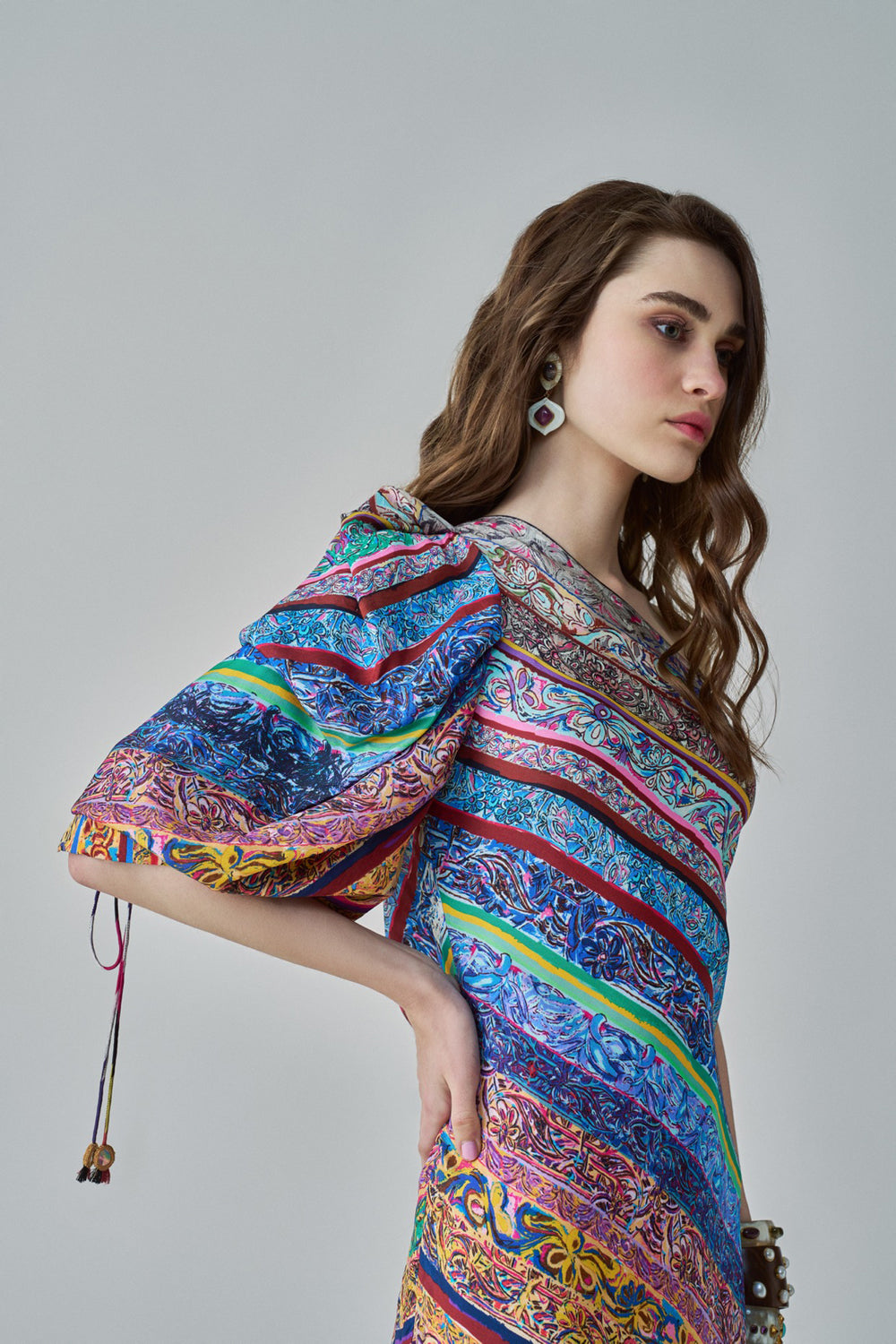 Alina Block Print Dress