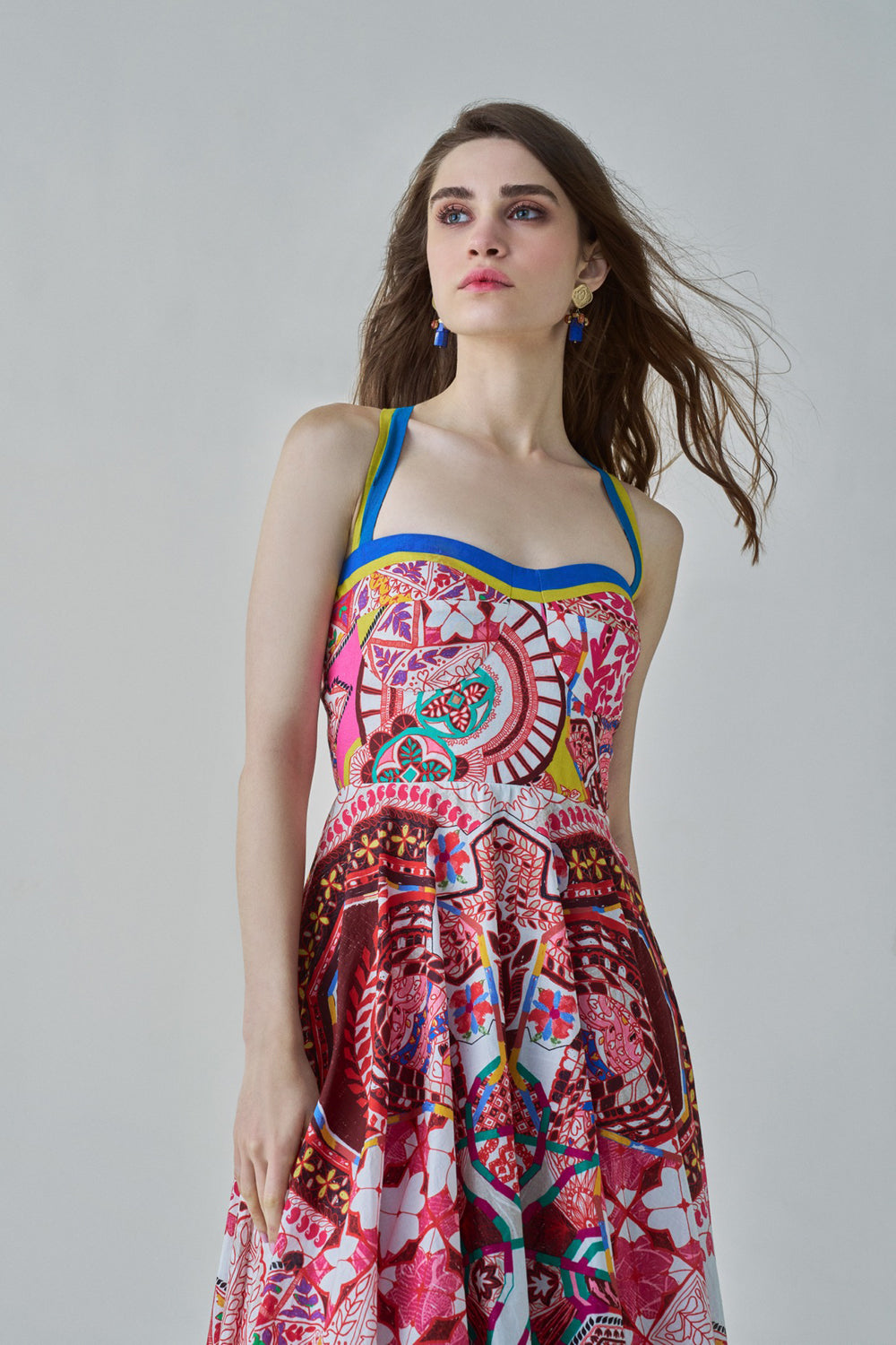 Marilyn Paisley Print Dress