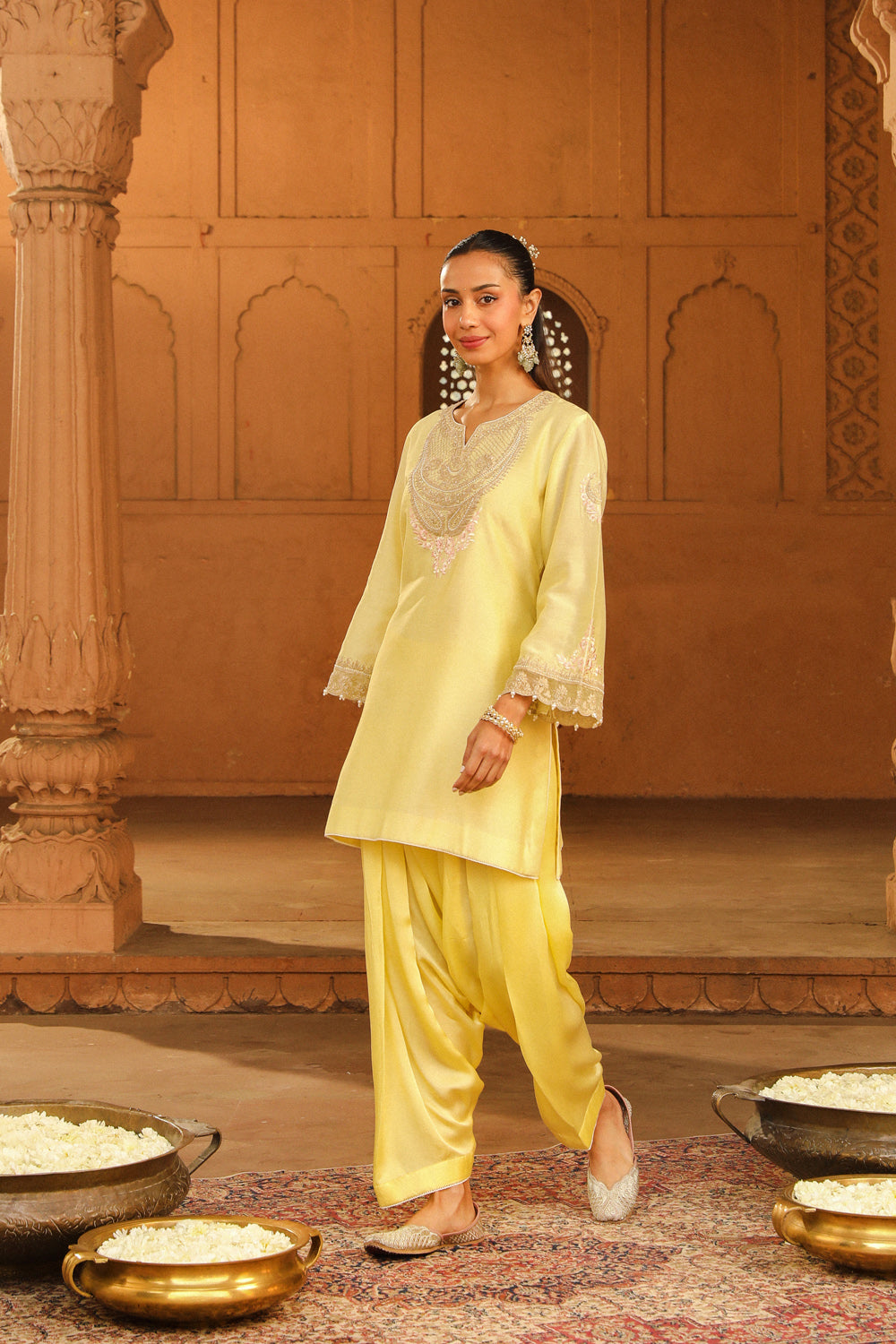 Short Kurta With Salwar