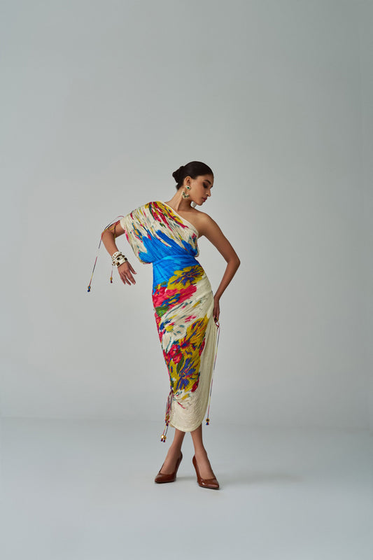Mira Floral Print Dress