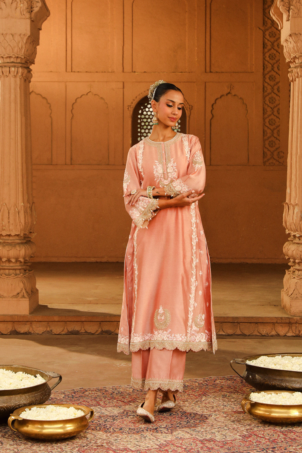 A-line Palazzo Suit With Dupatta