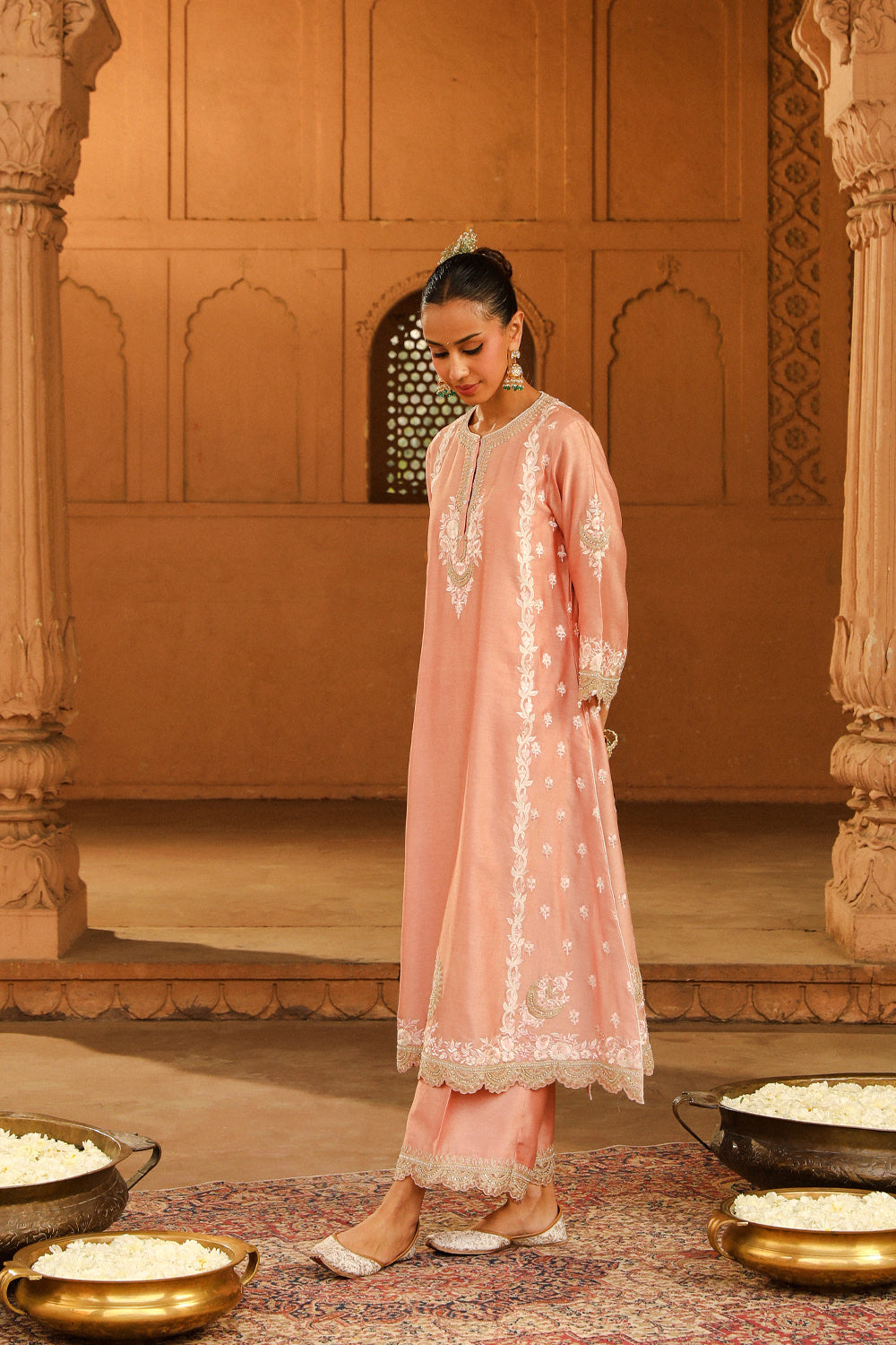 A-line Palazzo Suit With Dupatta