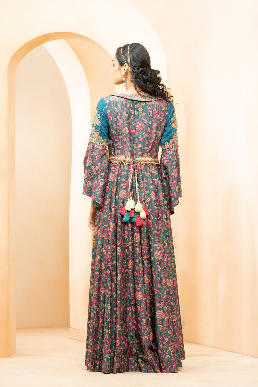 Kalamkari Printed Anarkali