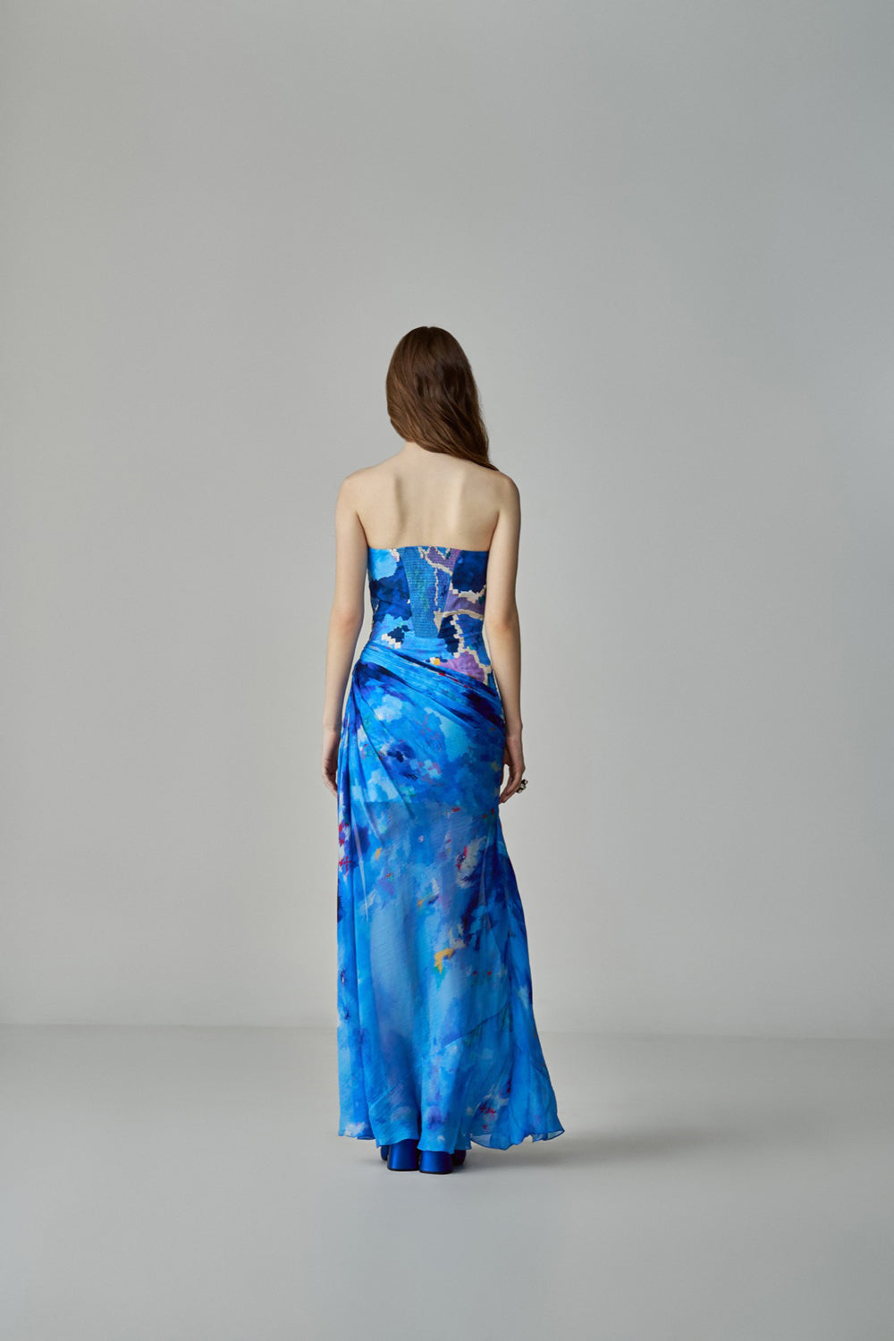 Anastasia Ikat Print Dress