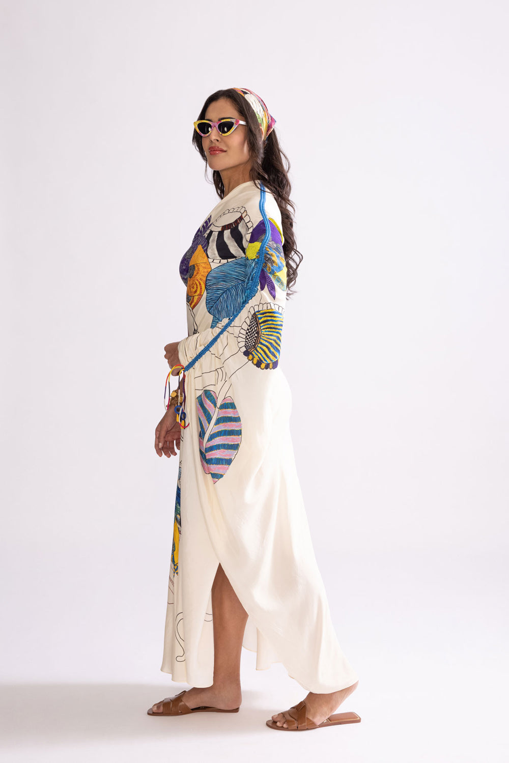 Alana Trible Print Kaftan