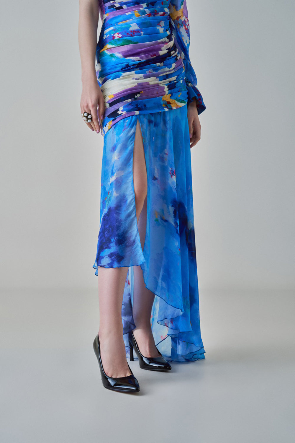 Alison Ikat Print  Dress