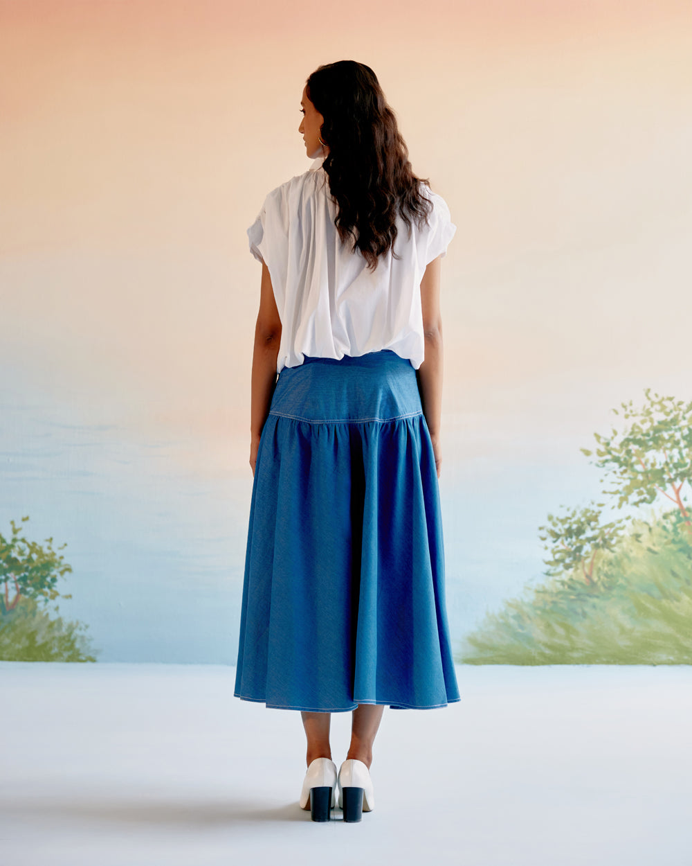 Echo Denim Skirt