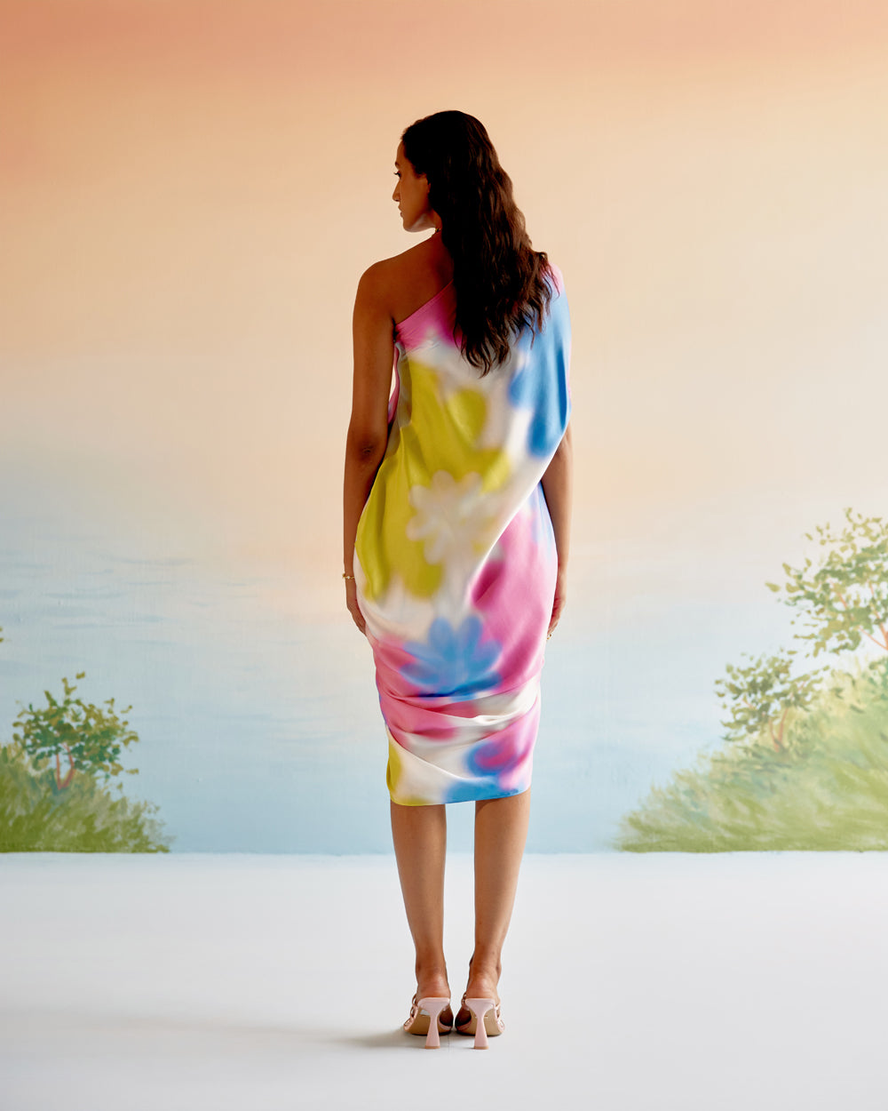 Printed Lagoon Dress