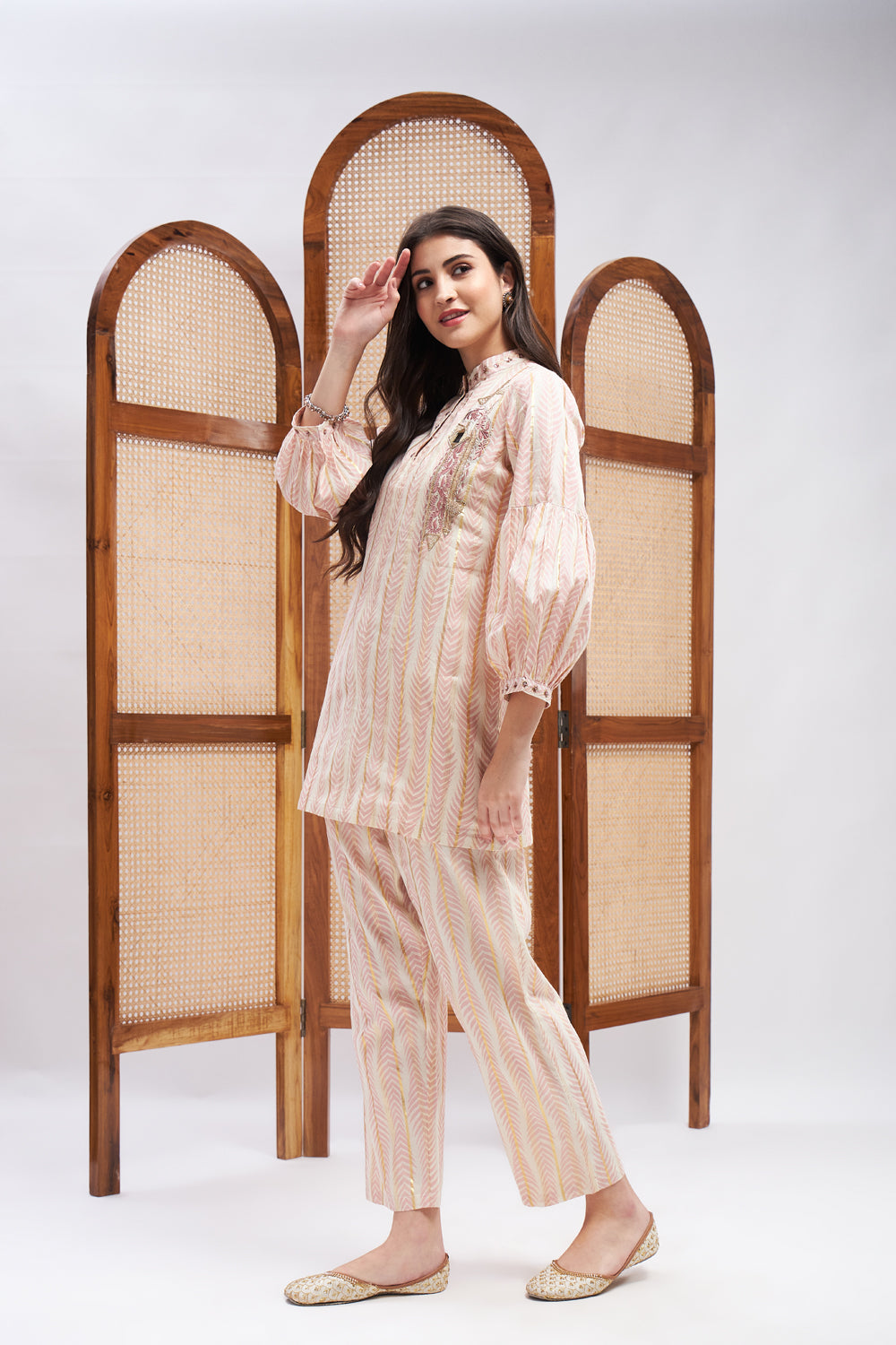 Tabeer Embroidered Kurta & Pant Set