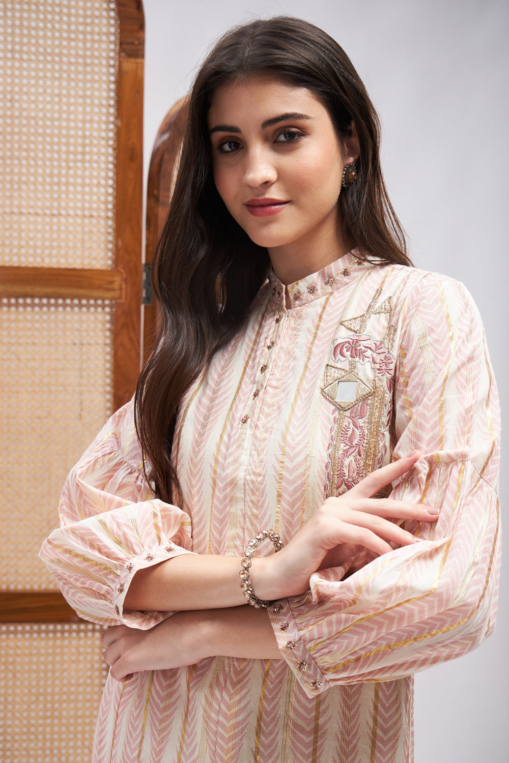 Tabeer Embroidered Kurta & Pant Set