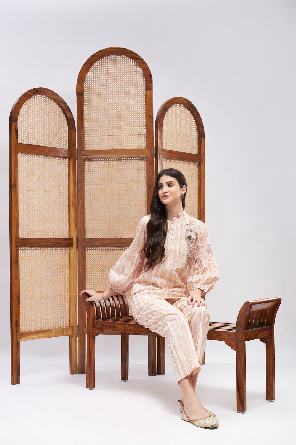 Tabeer Embroidered Kurta & Pant Set