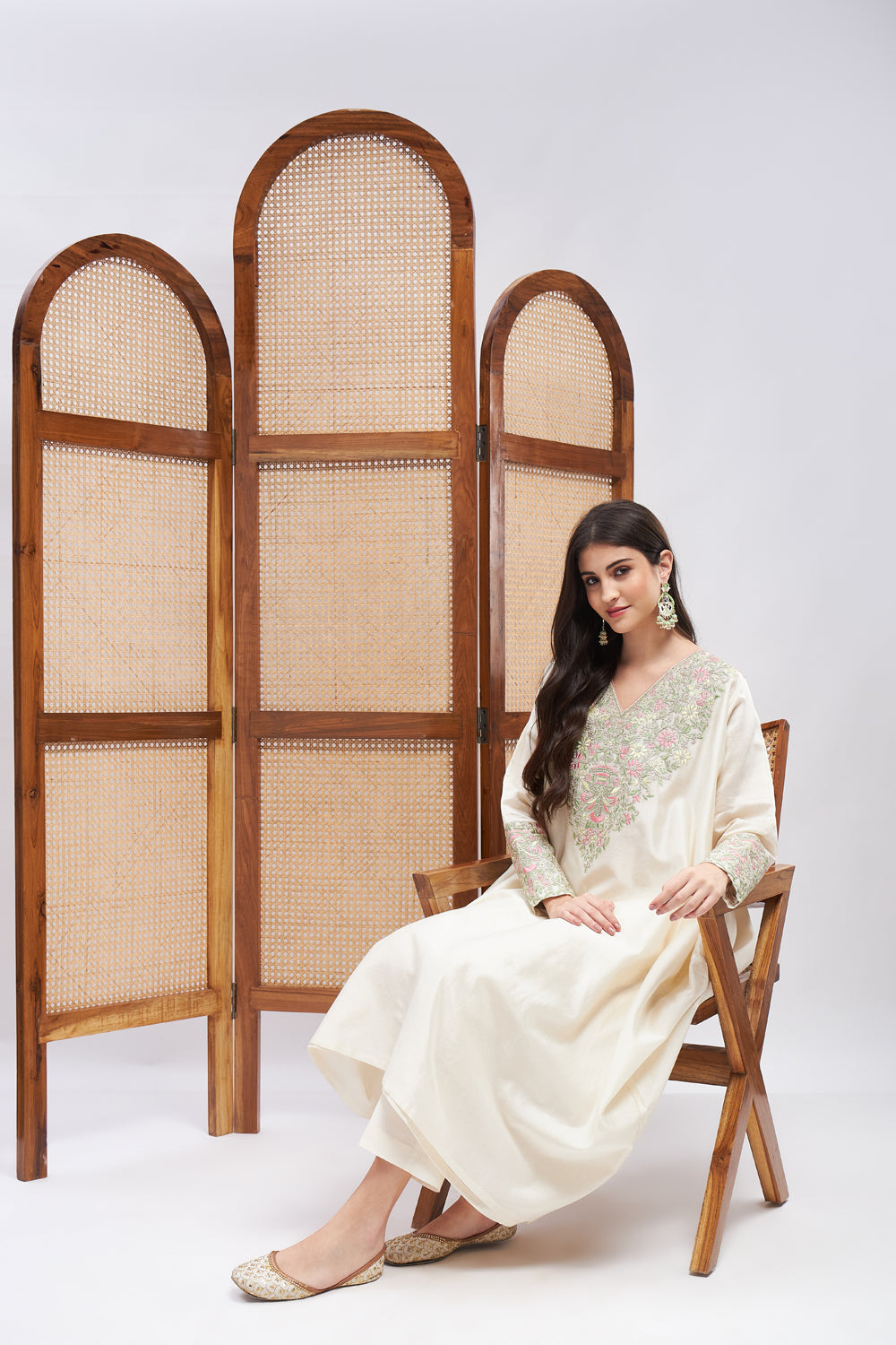 Ruhaniyat Embroidered Kaftan & Pant Set