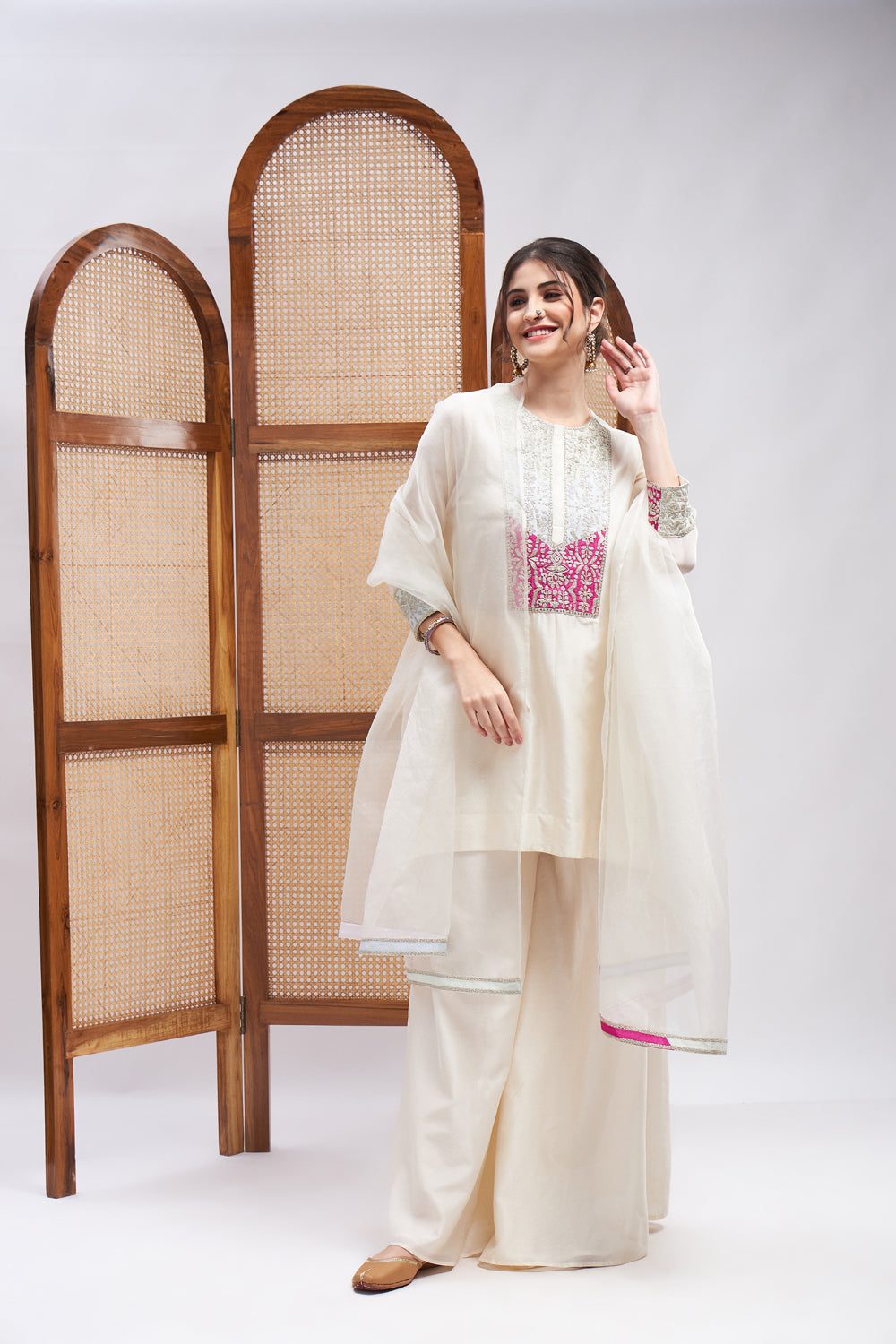 Ananya Zari Work Kurta Set