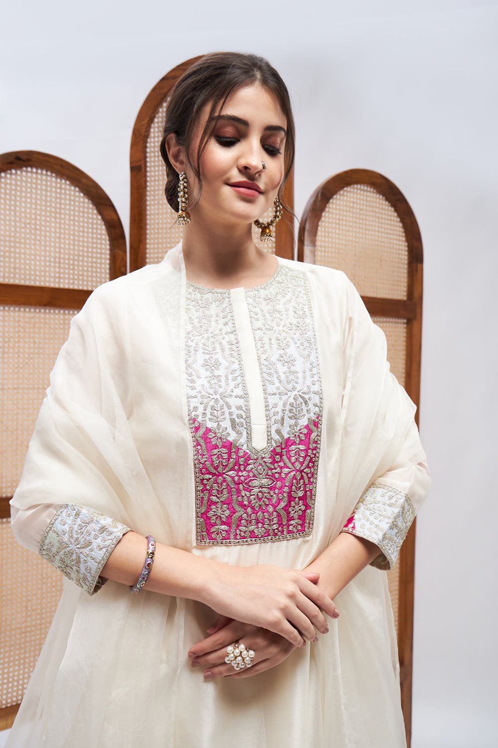 Ananya Zari Work Kurta Set