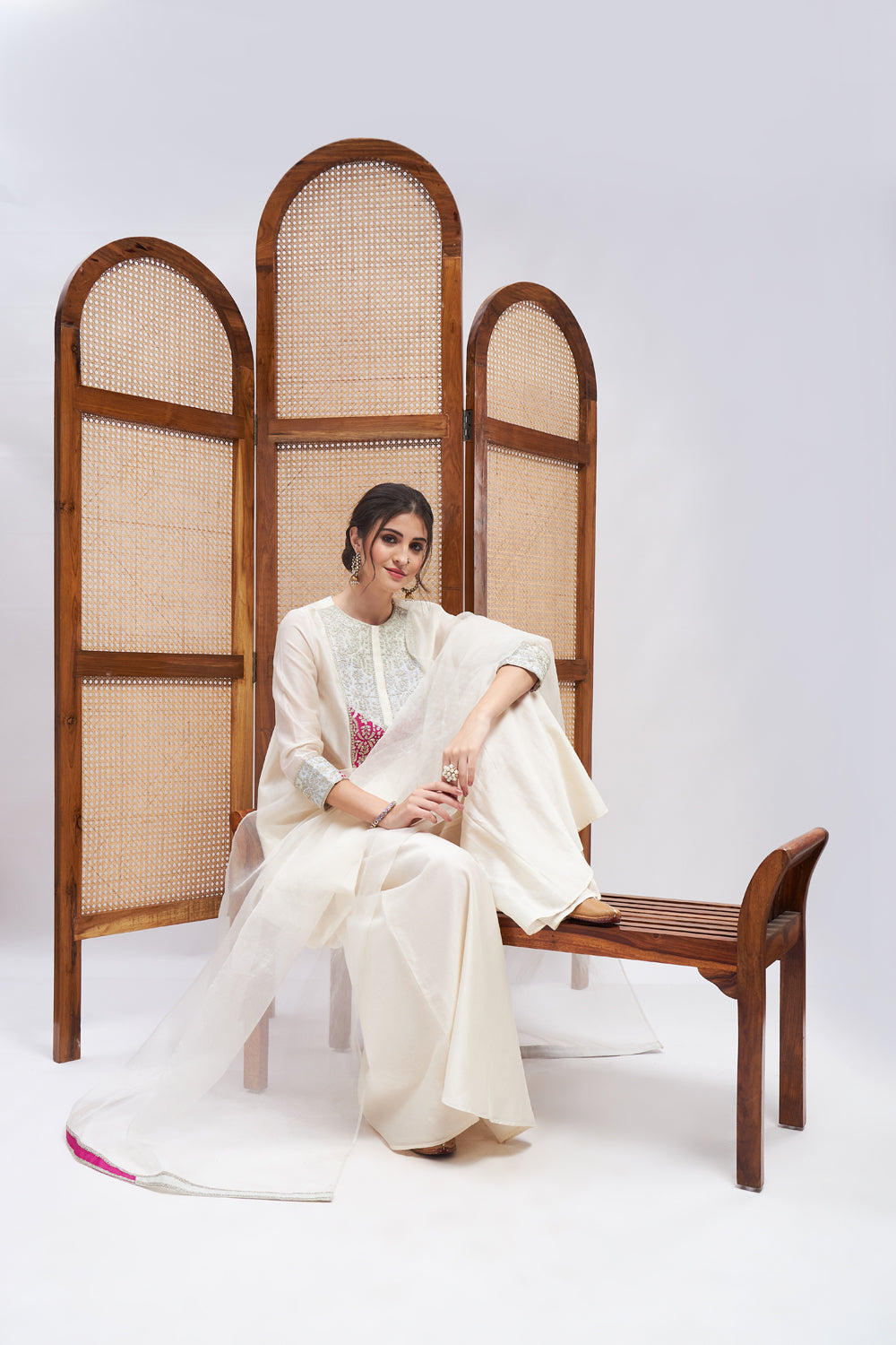 Ananya Zari Work Kurta Set