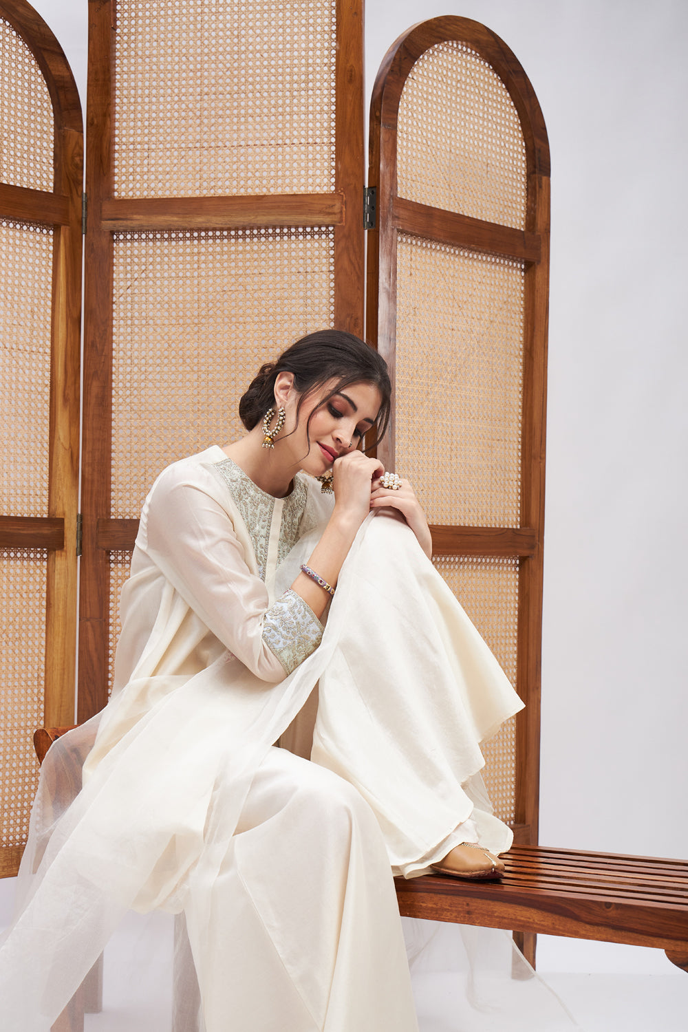 Ananya Zari Work Kurta Set