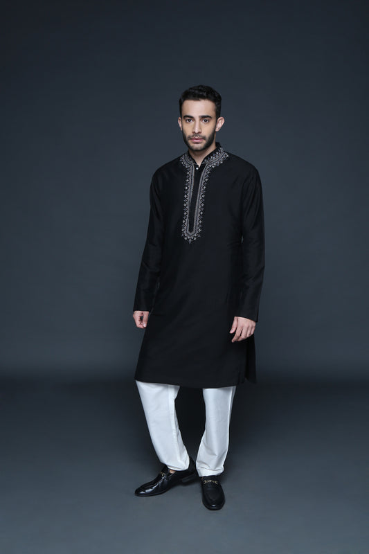 Black Kurta Set