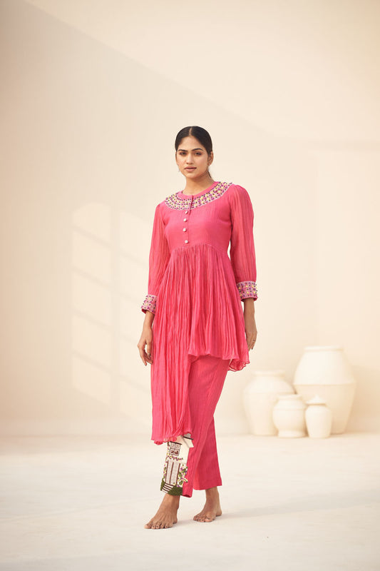 Hi-Low Kurta Set