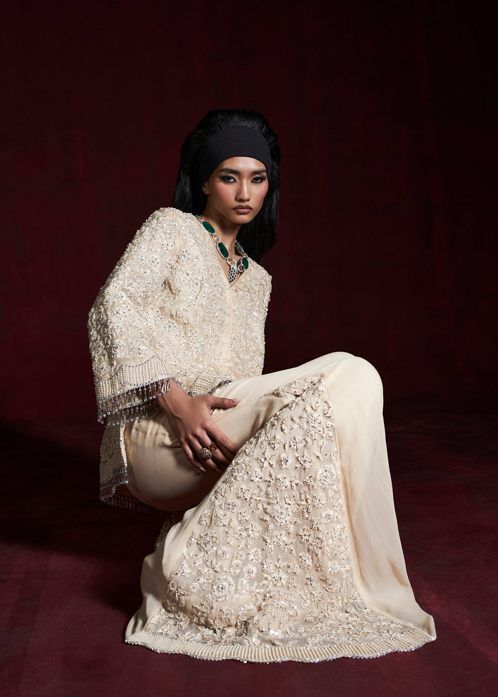 Soha Embroidered Jacket & Pant Set