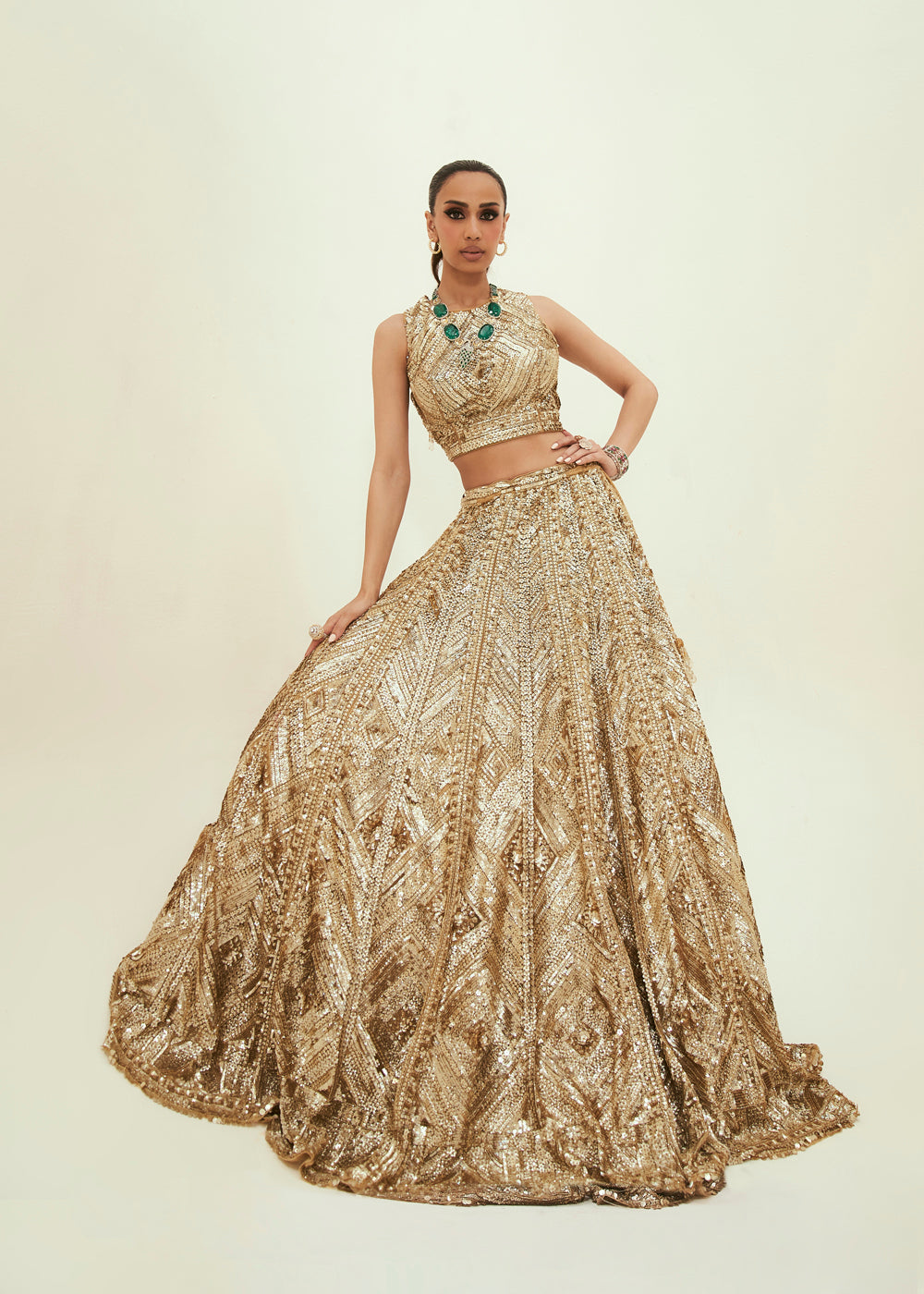 Amire Embroidered Lehenga Set