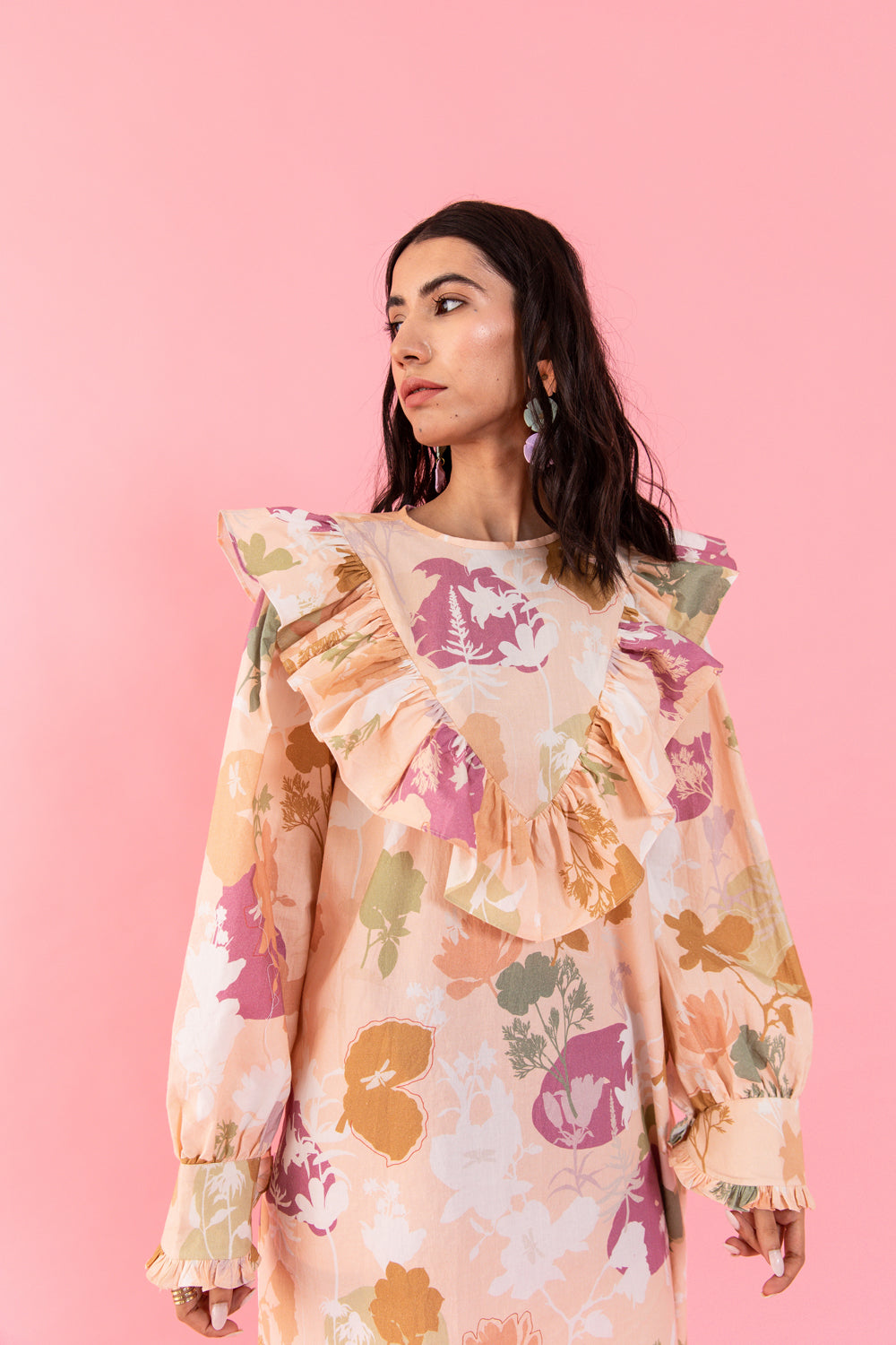 Printed Daphne Round Aeden Dress