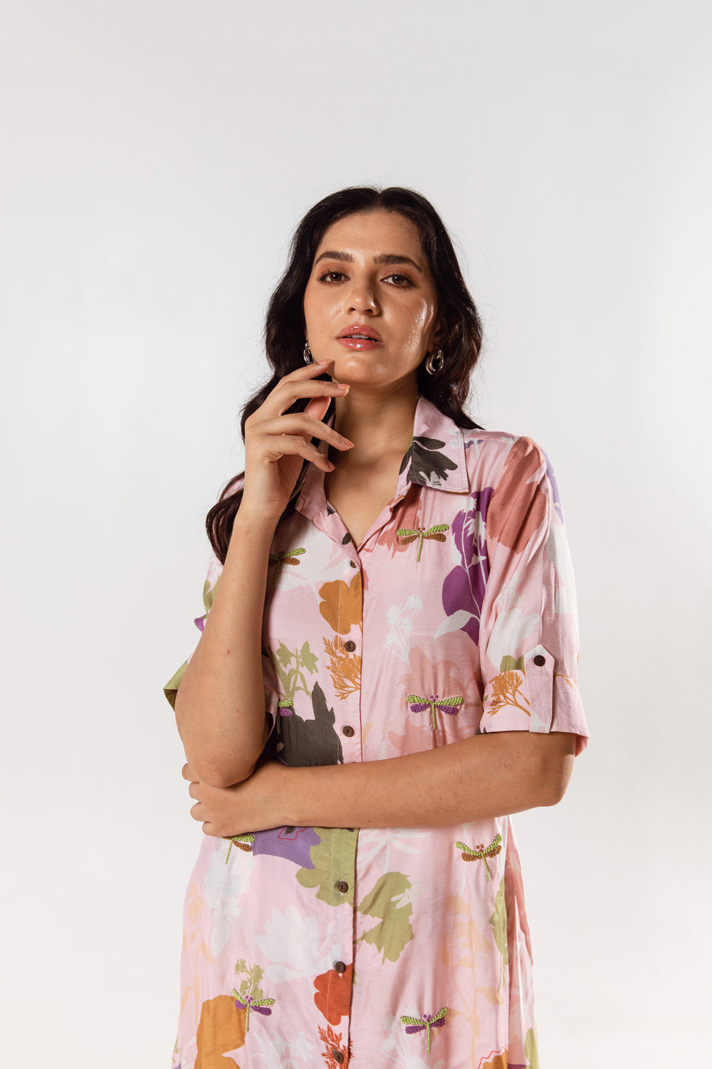 Printed Floral Amara  Kurta Pant Set