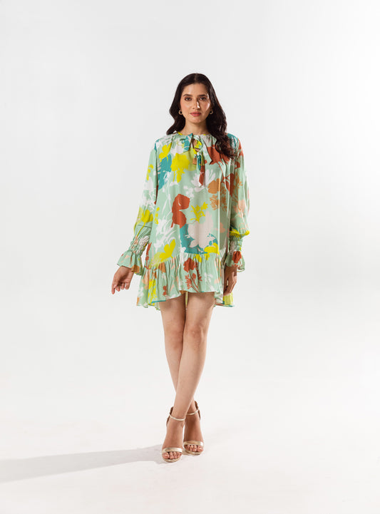 Etsu Floral Bloom Print Dress