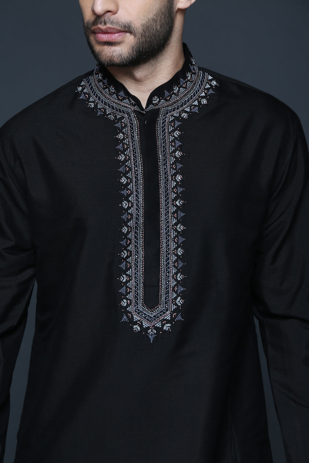 Black Kurta Set