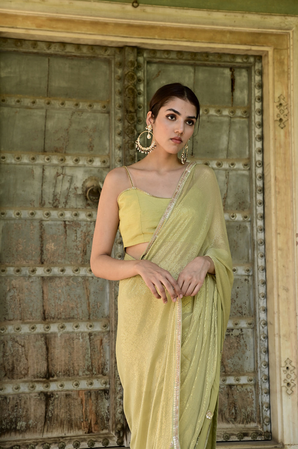 Sada Bahar Lurex Saree