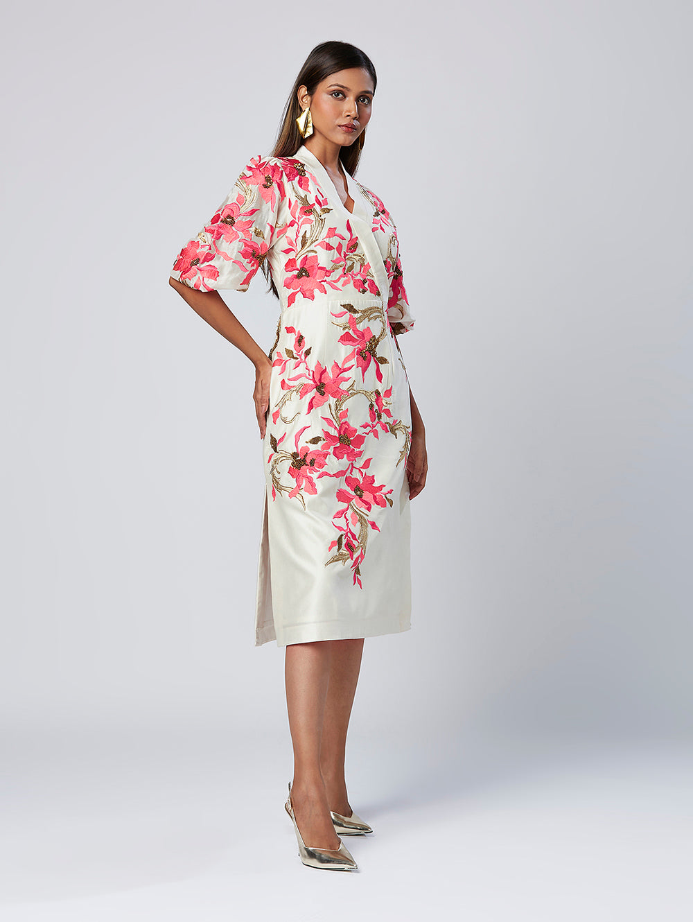 Floral Embroidered Dress