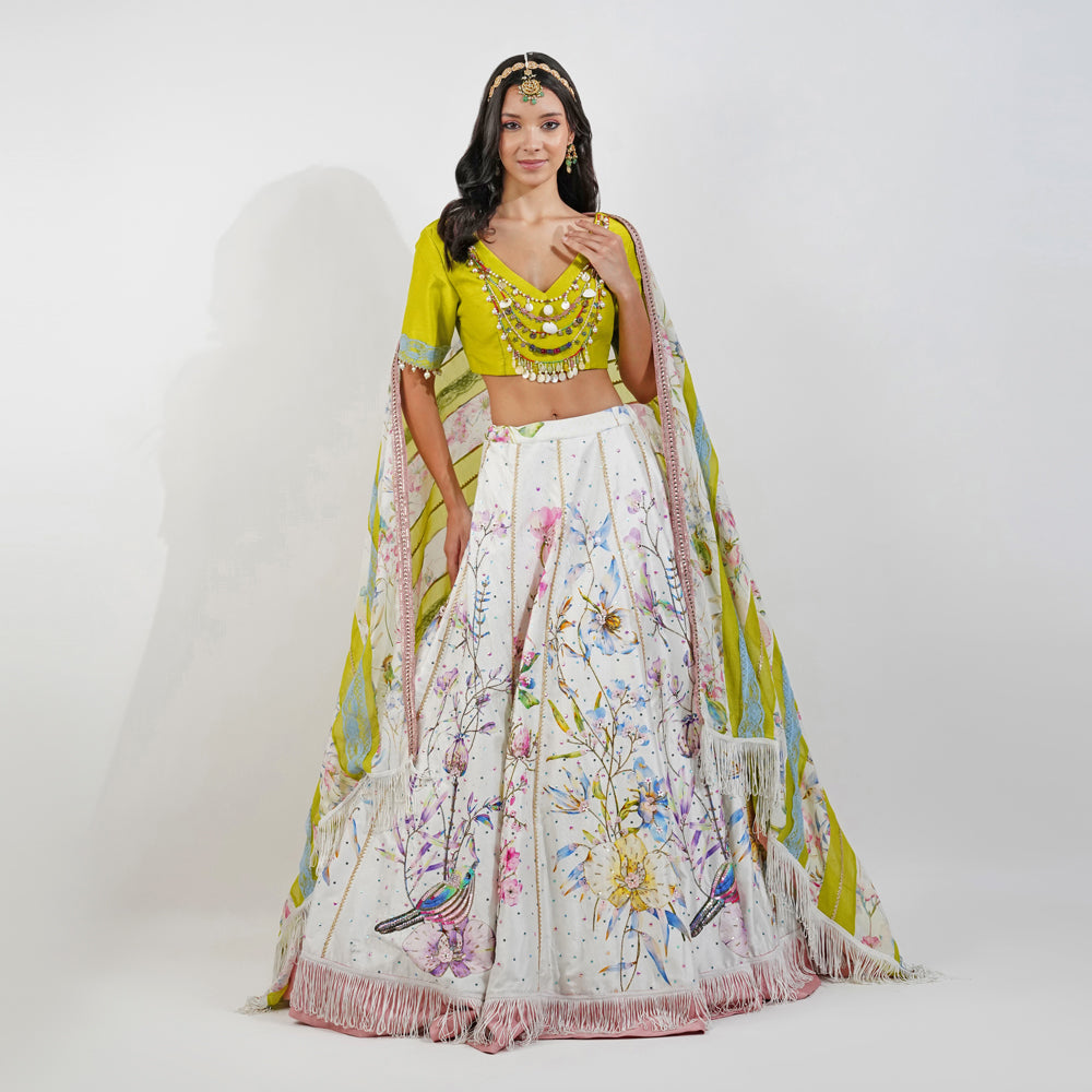 Summer Floral Lehenga Set