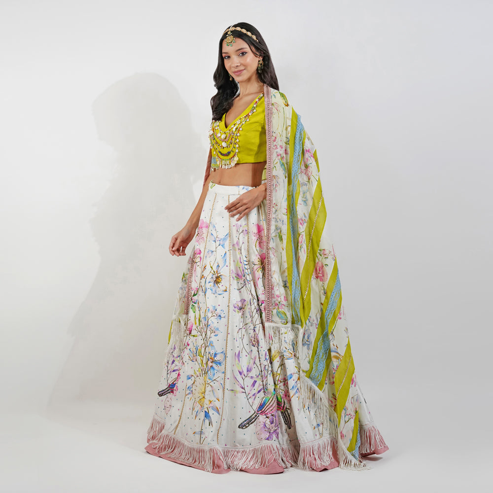 Summer Floral Lehenga Set