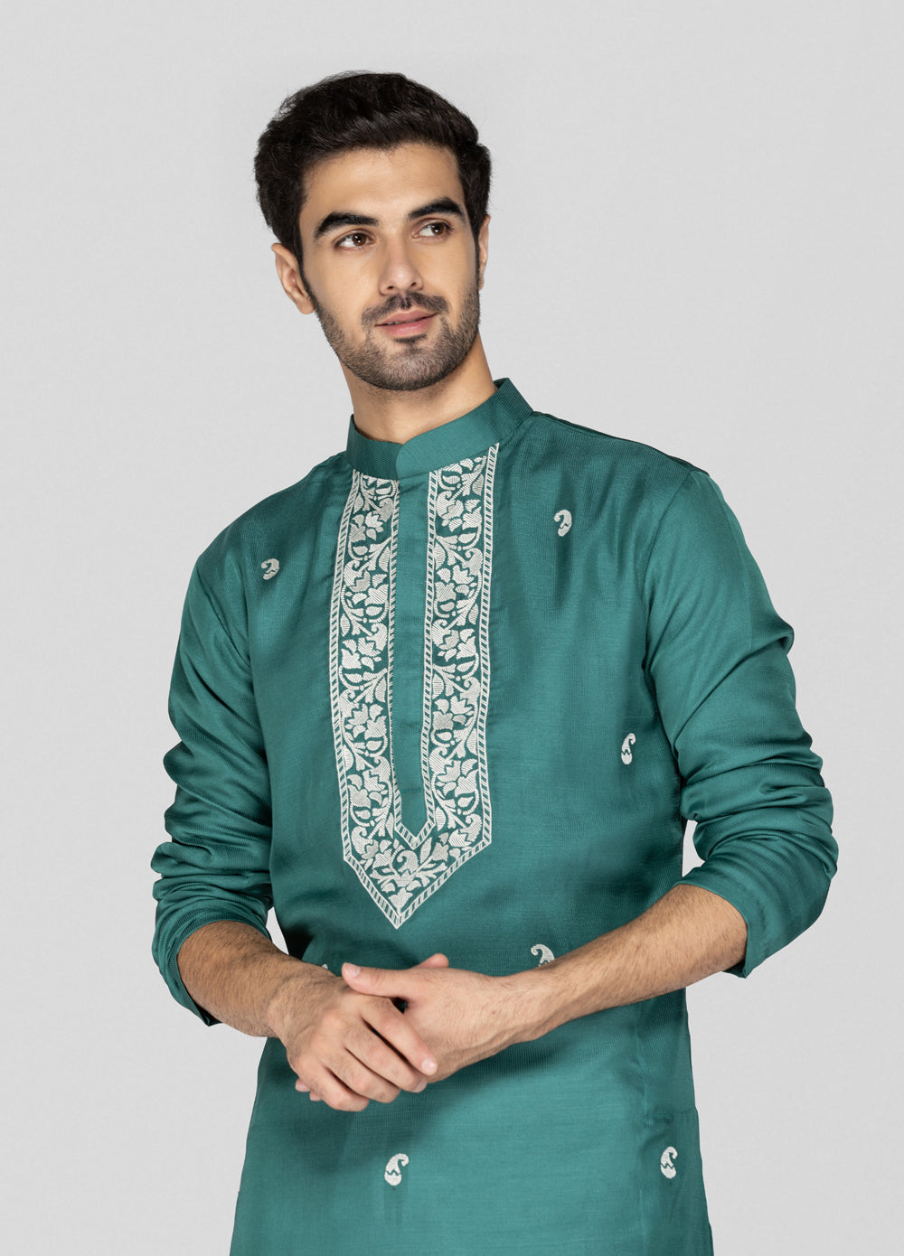 Teal Kurta Set