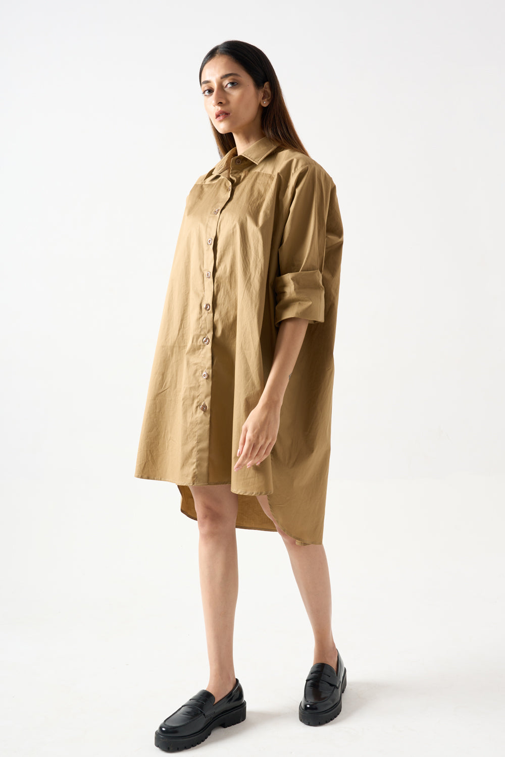 Collared Shirt Dress