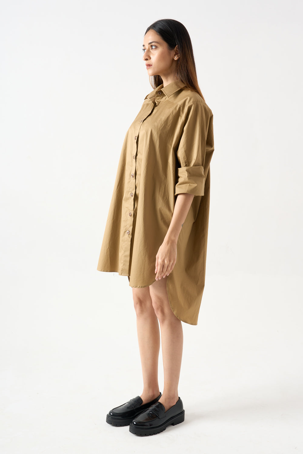 Collared Shirt Dress