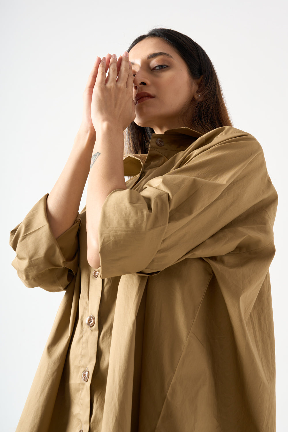 Collared Shirt Dress