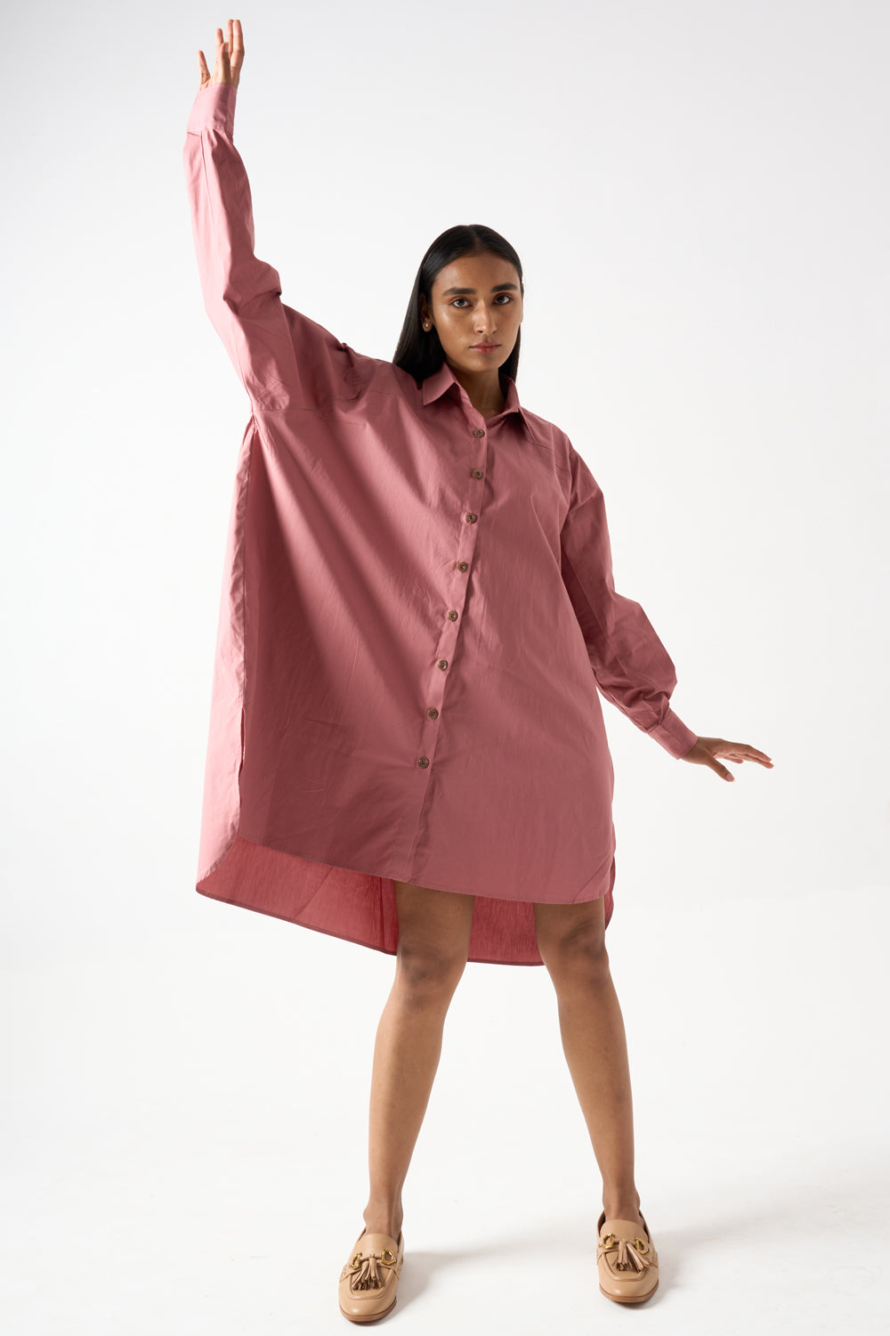 Collared Shirt Dress