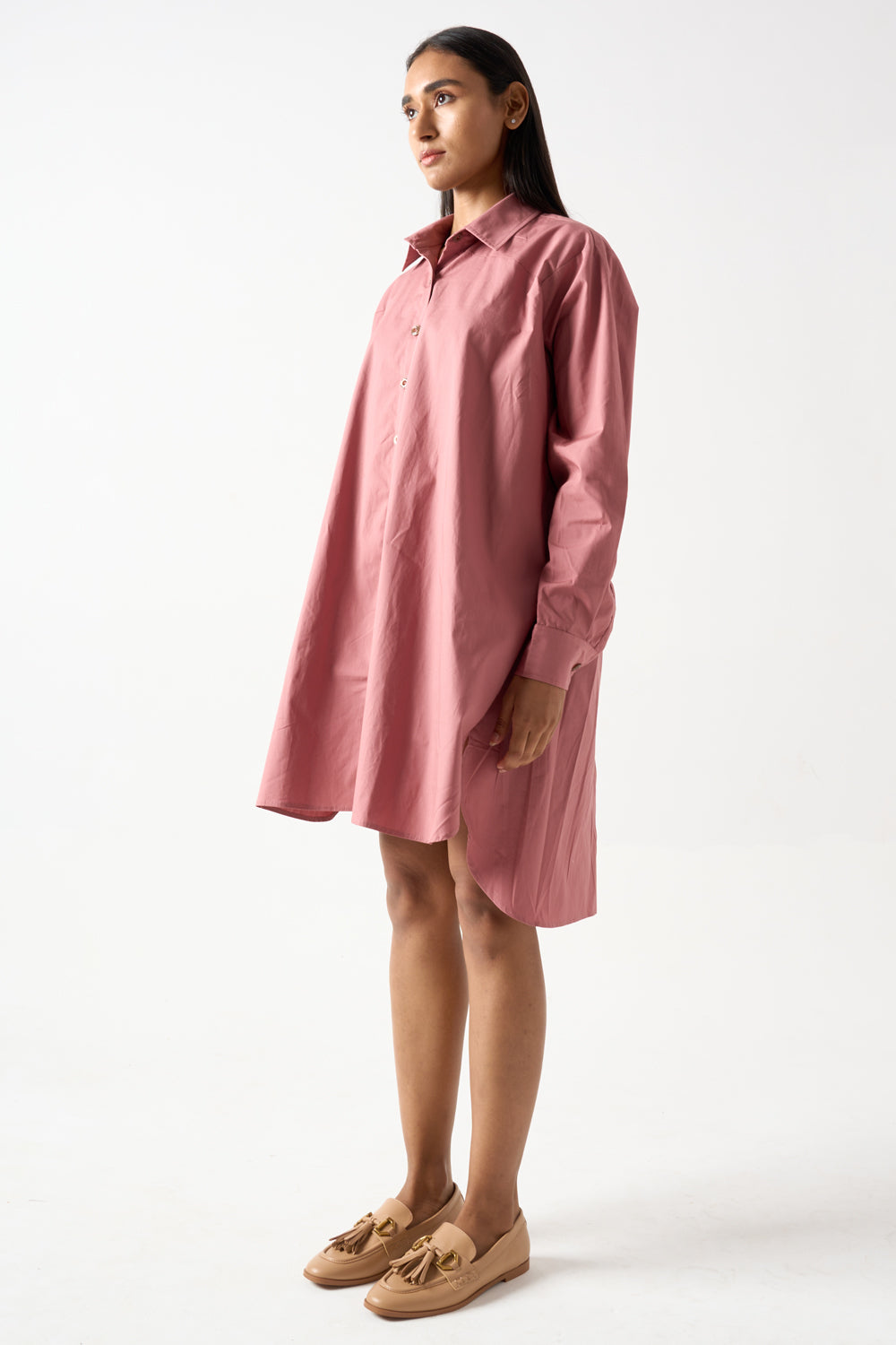 Collared Shirt Dress