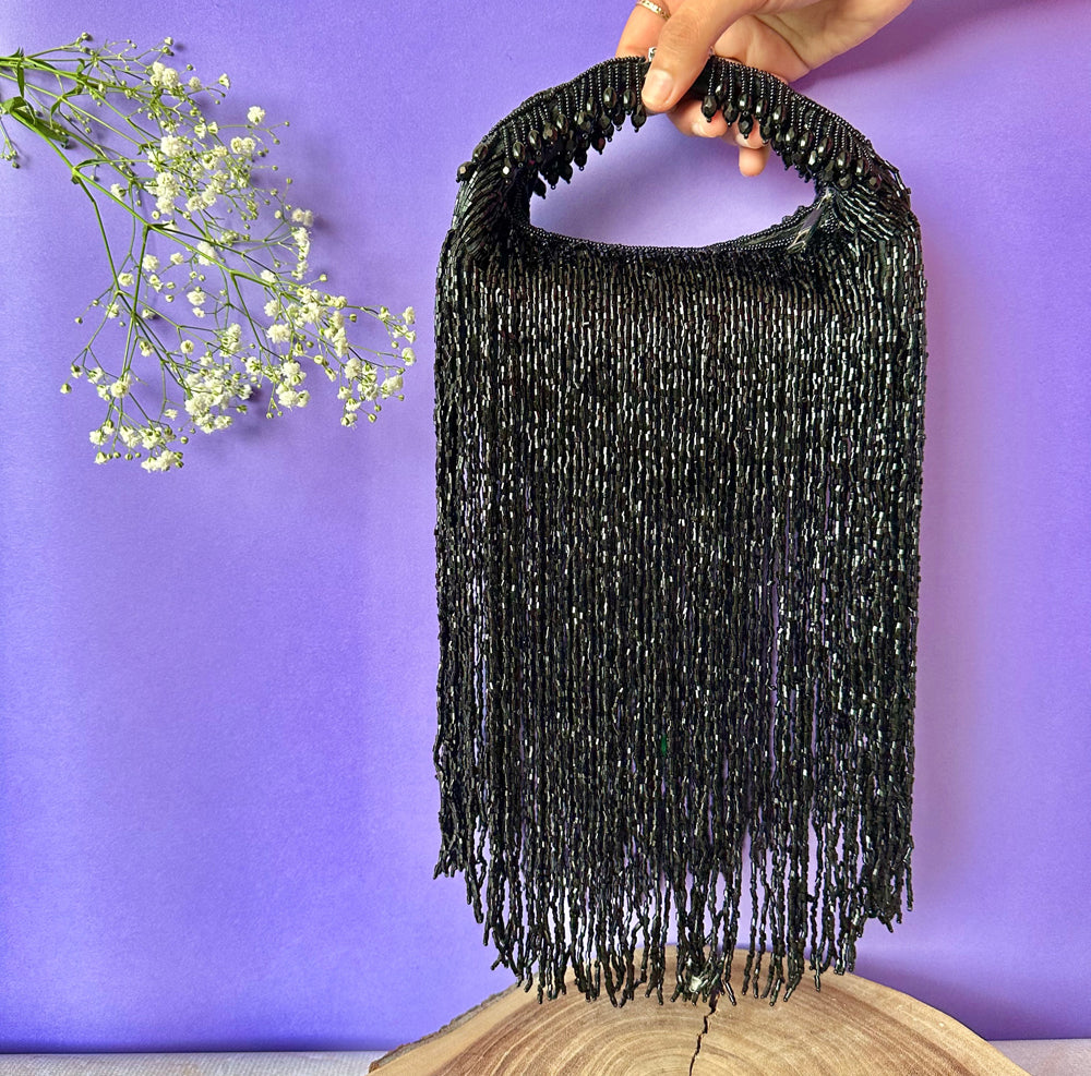 Black Tassel Sailor Bag