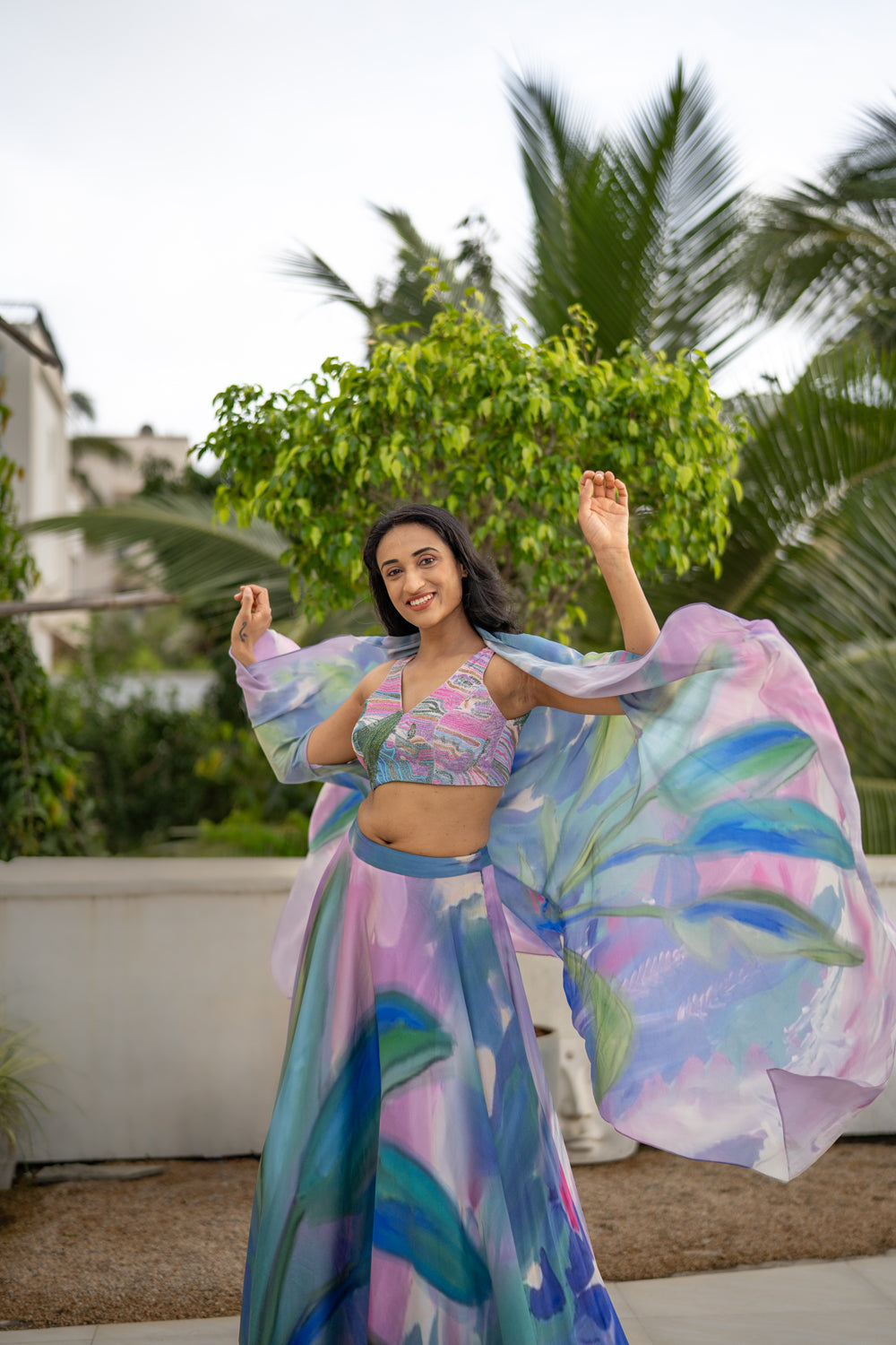 Palms In Nusa Penida Lehenga