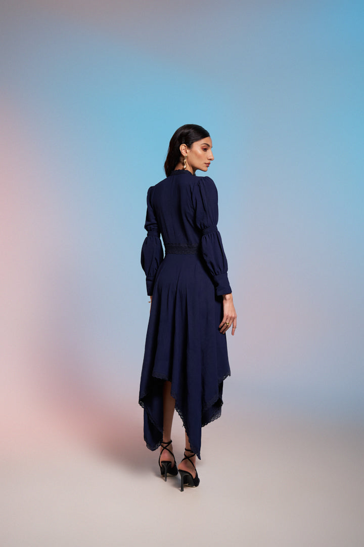 Phoebe Dress With Voluminous Sleeves